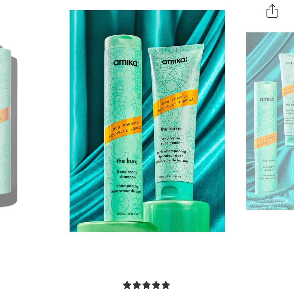 Amika shampoo and conditioner set. FREE GIFT